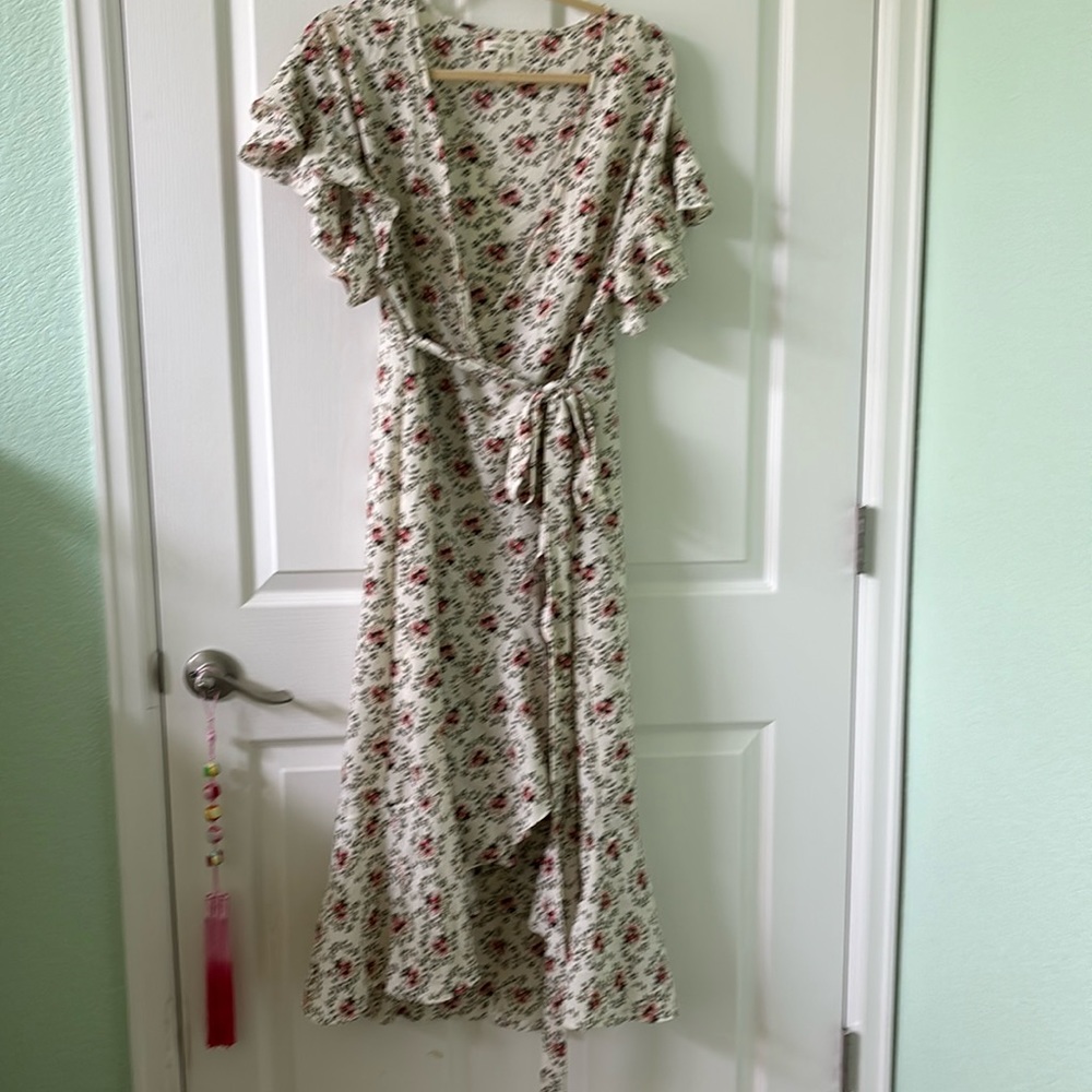 Max Studio hi lo true wrap dress - Picture 1 of 5